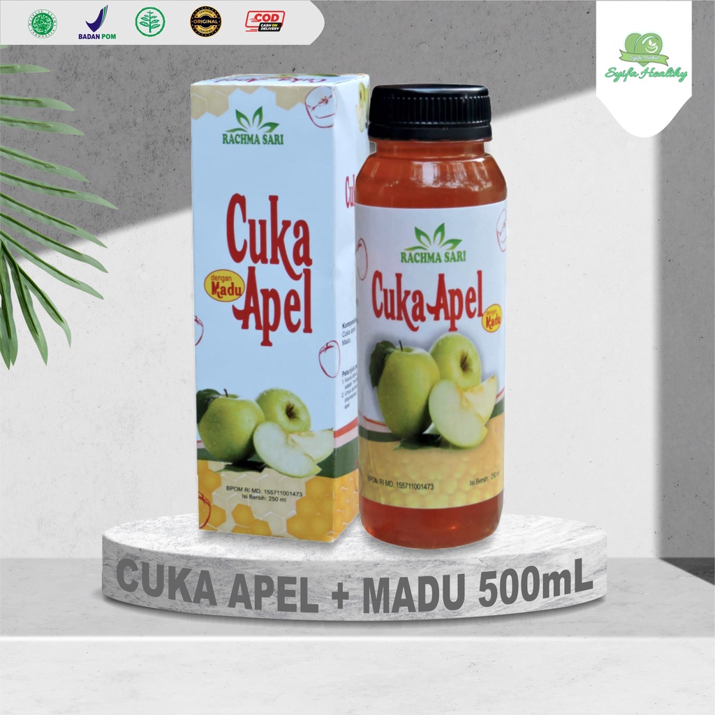 

Cuka Apel dengan Tambahan Madu untuk membantu menjaga daya tahan tubuh isi 500mL Sudah BPOM dan dijamin Original