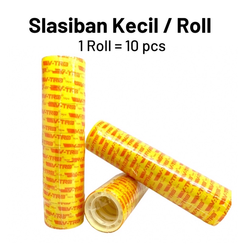 

LAKBAN KECIL 1Roll 10pcs