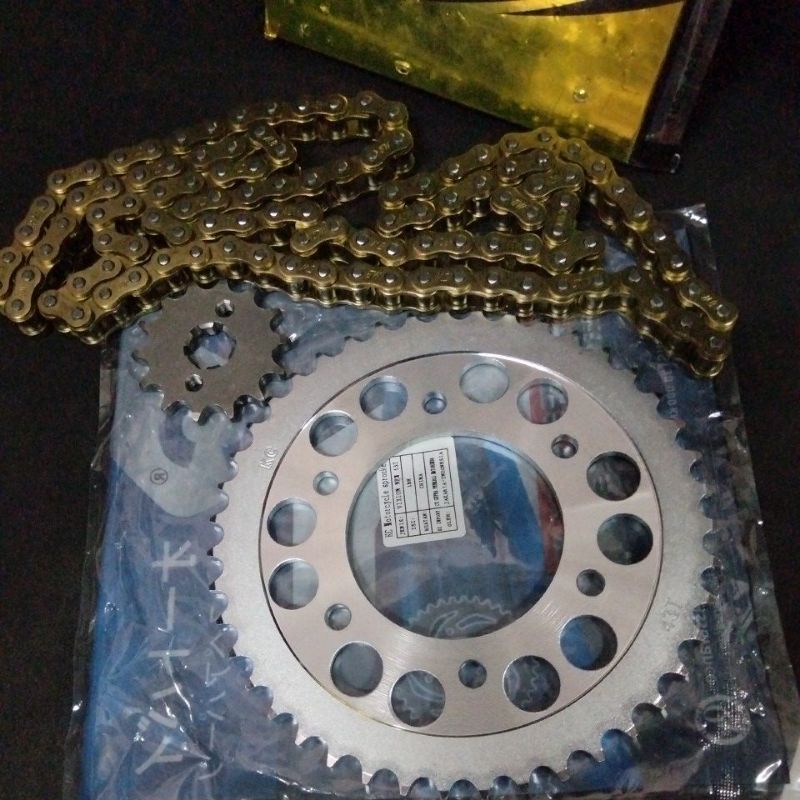 Gear Set Gir Belakang KC Racing Vixion Old / New Vixion / MX King 150 / Byson Bison / Scorpio & Rant