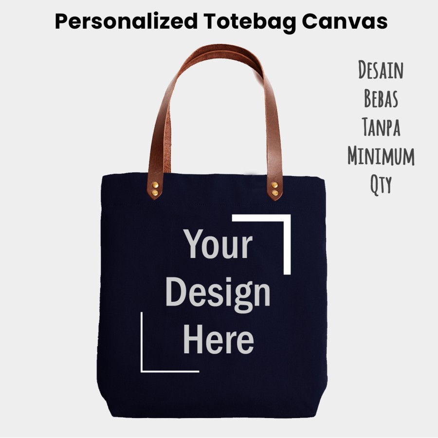 Personalized Custom Totebag Canvas Bisa Request Desain sendiri - crion