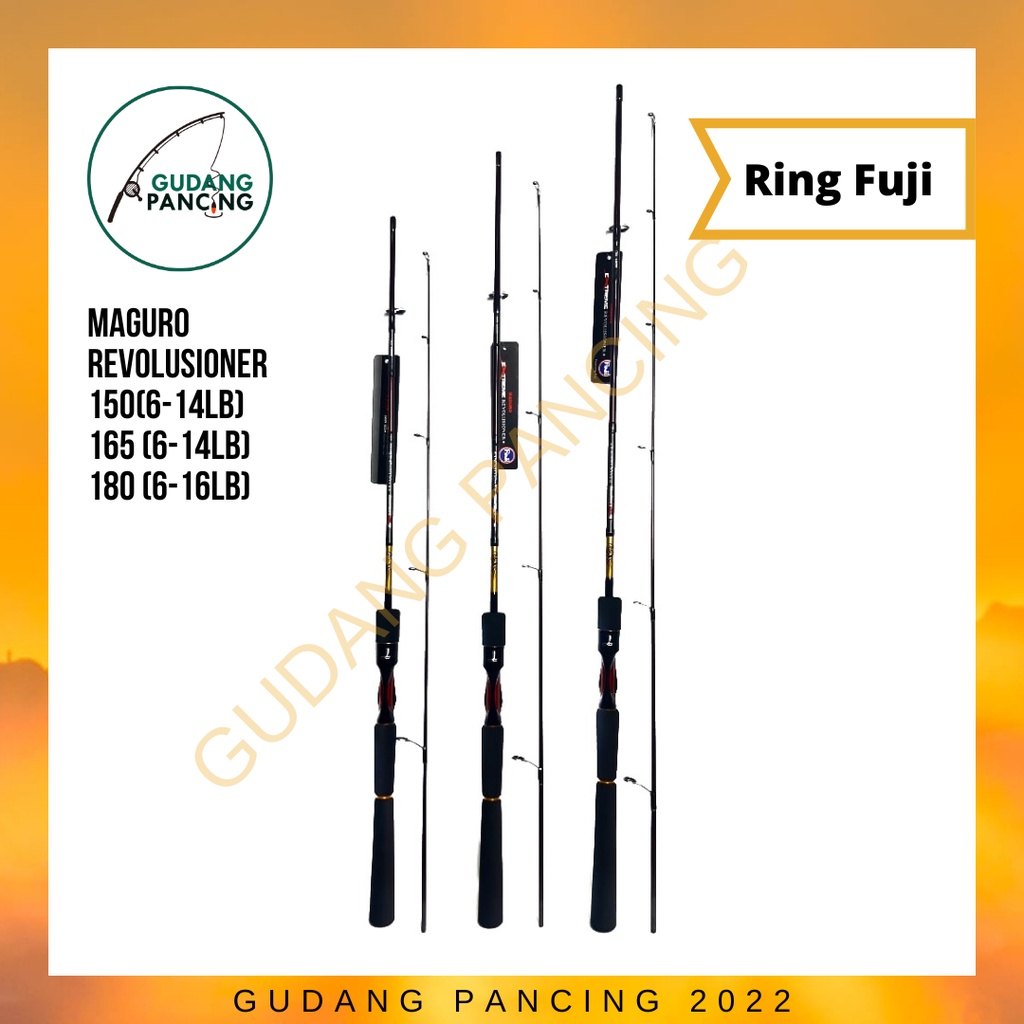 Jual Rod Joran Pancing Maguro Extreme Revolusioner 180 Ring Fuji