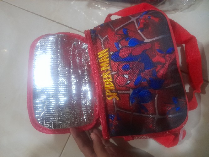 Tas Lunchbox Lunchbag Selempang Bekal Makan Anak Anak Aluminium Foil
