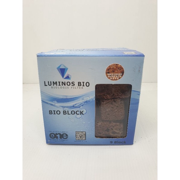 LUMINOS BIO BIO BLOCK 6SLICE 9BLOCK 27CUBE MEDIA FILTER ALAMI