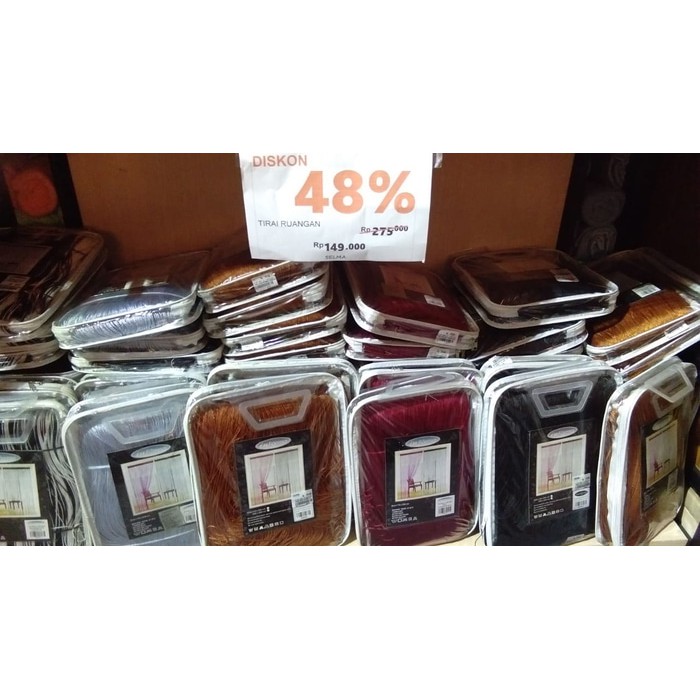 Tirai / gorden benang informa - PT1306