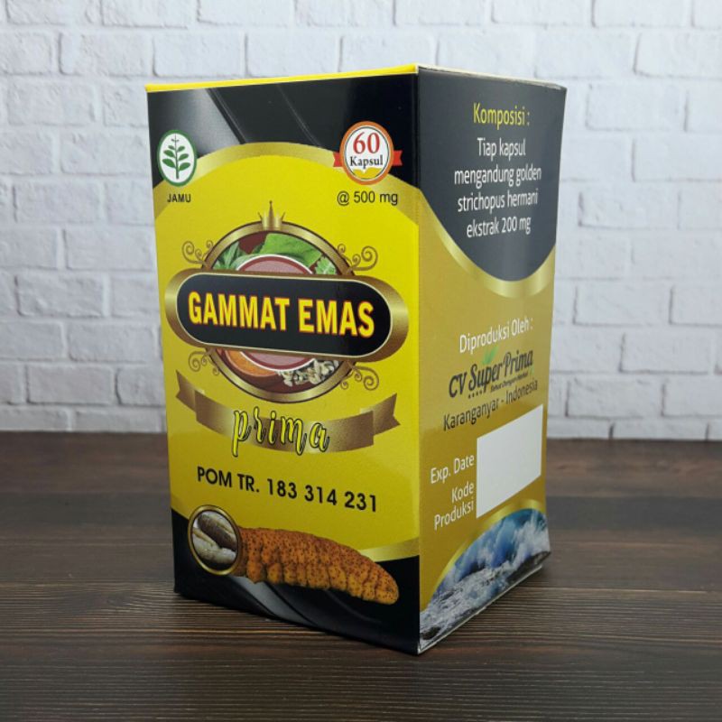 GAMAT EMAS Herbal Original 60 kapsul