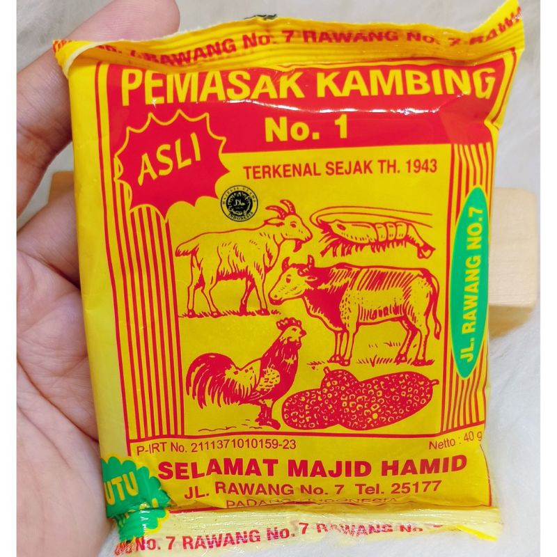 Bumbu Pemasak Kambing 40gr