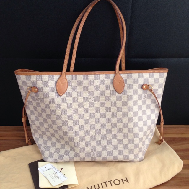 louis vuitton LV neverfull MM azur