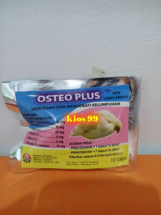 

OSTEO PLUS mencegah dan mengobati kelumpuhan pada ayam