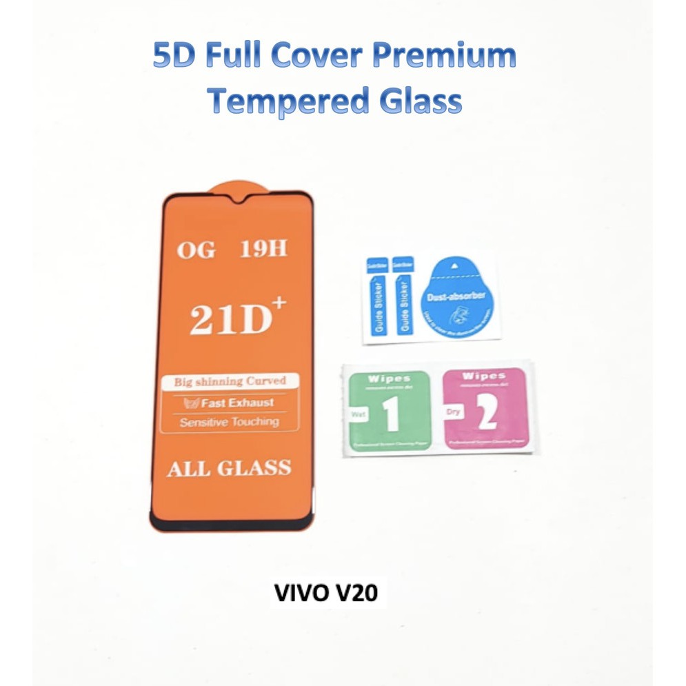 VIVO V20 / V20 SE 5D 9D Full Cover Magic Glass Premium Tempered Glass