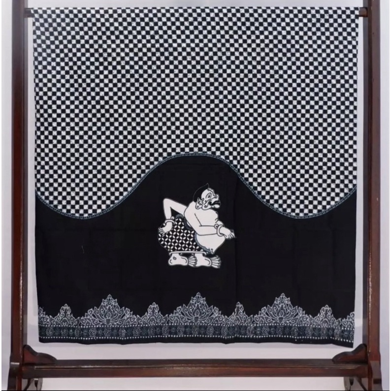 sarung batik asli pekalongan, sarung batik motif wayang semar, sarung pria dewasa