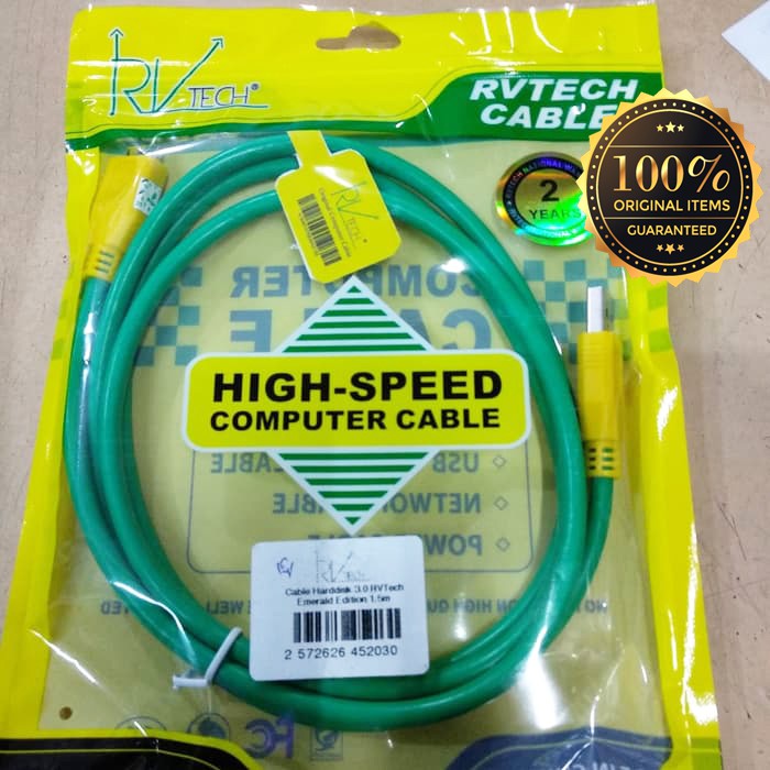 Kabel Harddisk 3.0 RVTech Emerald Edition USB 3.0 1,5 Meter Original