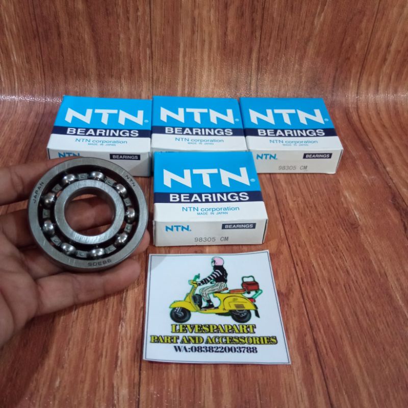 laher bearing kruk as vespa super sprint ps px excel merk ntn japan