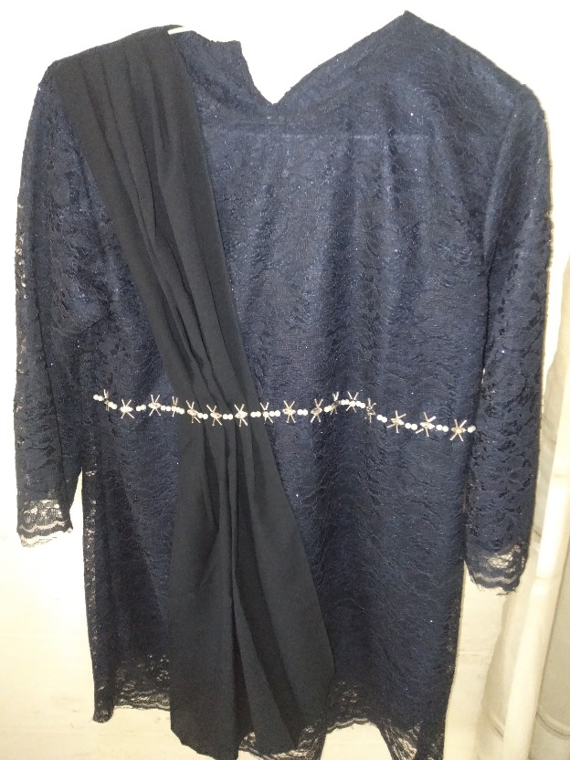 Maura Couple - Sania Ruffle Batik Couple Ori Ndoro Jowi Dnt Garansi Termurah Shopee - Payet Navy