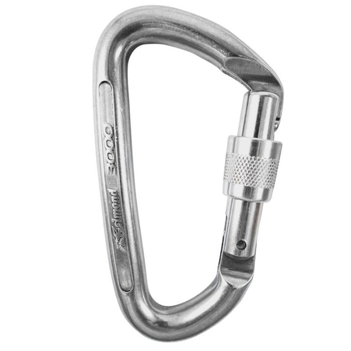 Karabiner Panjat Tebing Climbing Screwgate Simond carabiner 3000 30KN