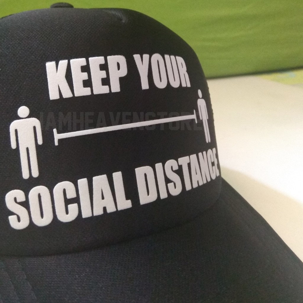 Topi Jaga Jarak Social Distance Corona