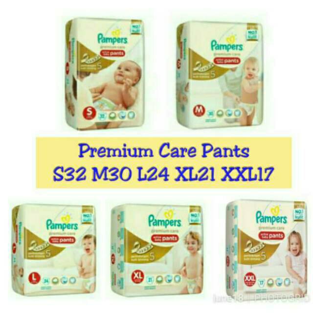 pampers premium care xxl pants