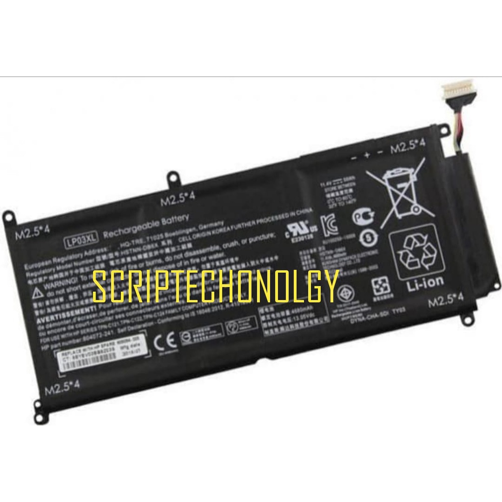 Battery  SC HP ENVY 15-AE000 15-AE M6-P113Dx M6-P 15-ae125tx LP03XL LP03