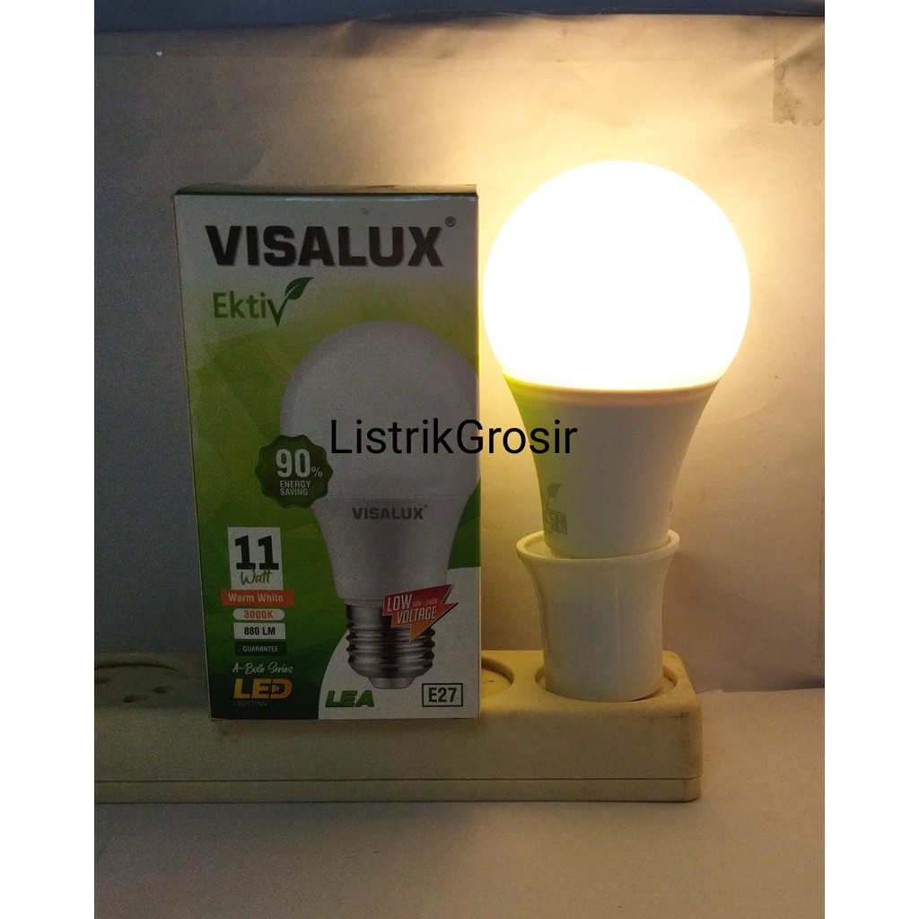 Warm White / Kuning Lampu Led Visalux 11w Bergaransi Grosir SNI