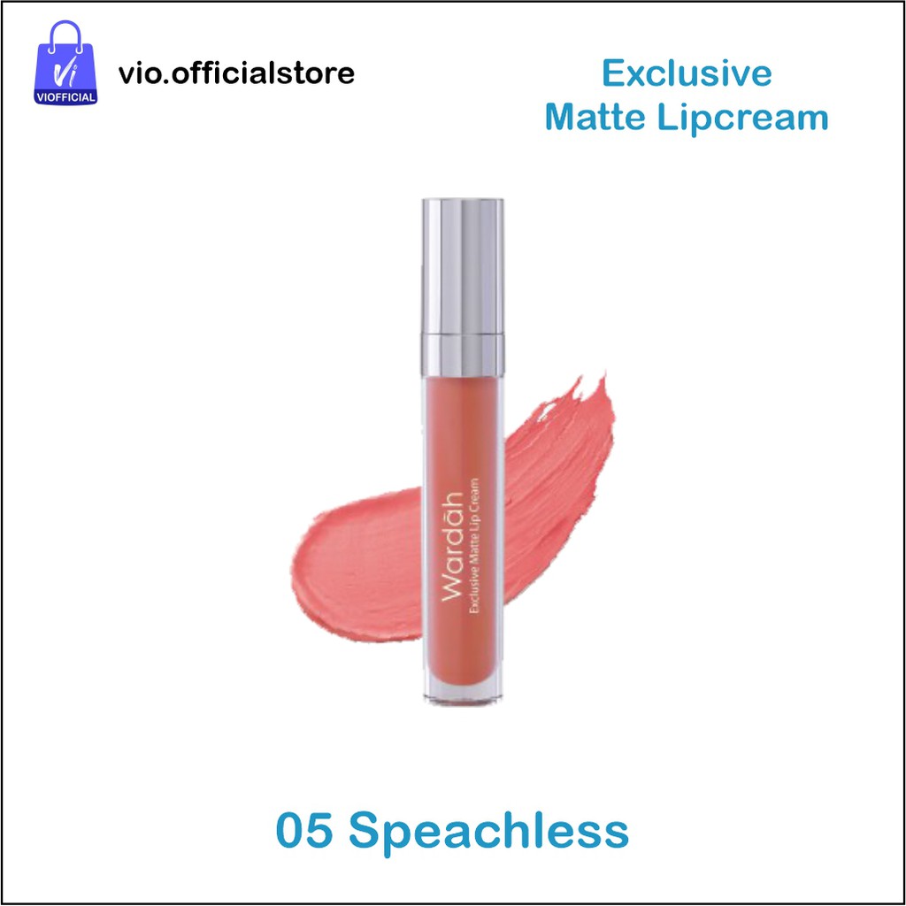 WARDAH EXCLUSIVE MATTE LIP CREAM 05 SPEACHLESS