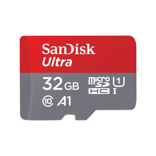 SanDisk Ultra microSD Card UHS-I Class10 A1 (120MB/s) - 16GB/32GB/64GB/128GB/256GB