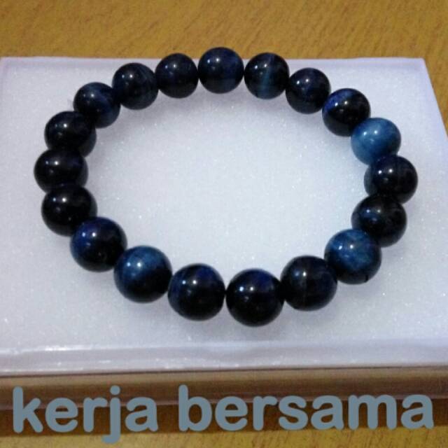 Gelang batu biduri sepah navy