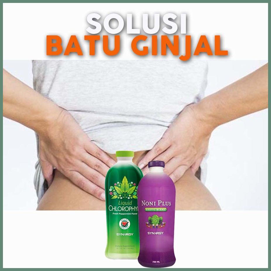 HERBAL OBATI Sakit Pinggang Sebelah Kiri NoniPlus+Chlorophyll Synergy