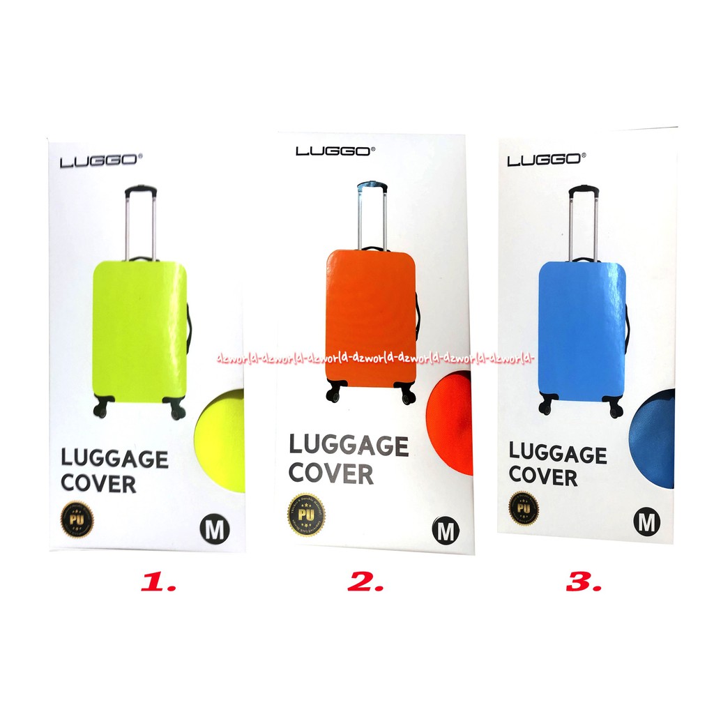 Luggo Luggage Cover Sarung Koper Trolley Ukuran M Pelindung Tas Koper