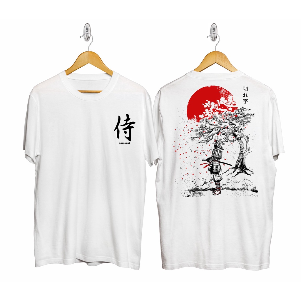 Kaos Distro RONIN SAKURA Cotton Combed 30s Premium Tulisan Japan Tshirt Pria Distro Baju Oblong Band