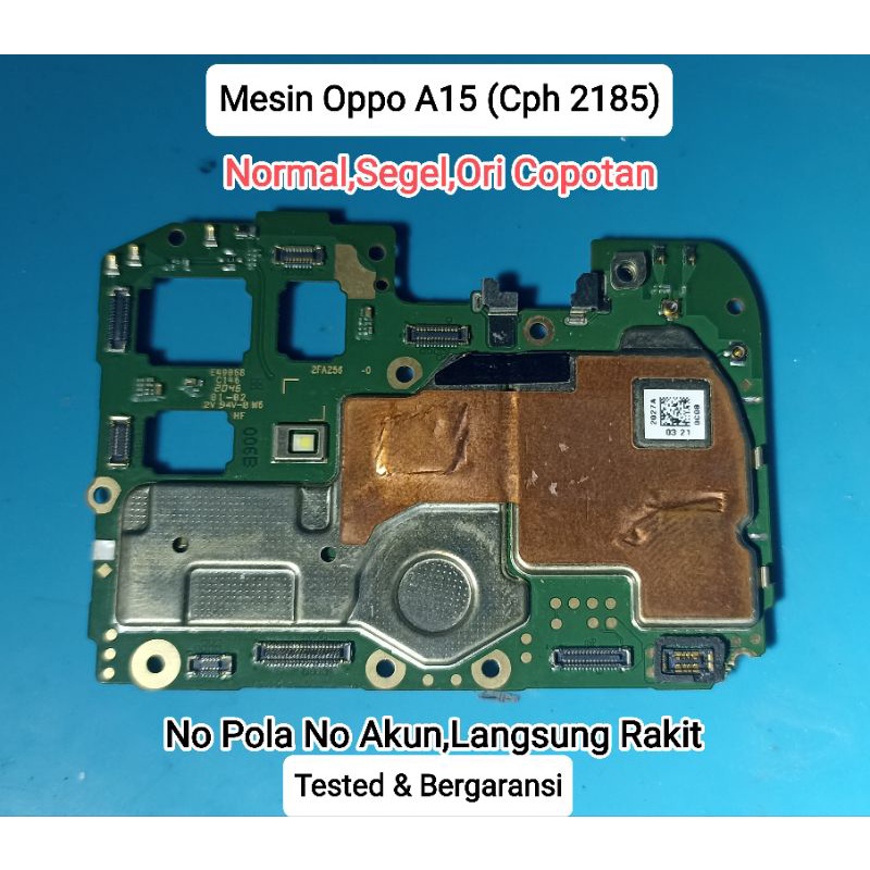 Mesin Oppo A15 A15S Normal Tanpa Pola Segel Bergaransi
