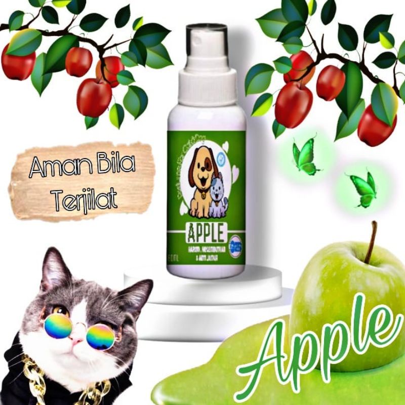 Parfum Kucing Anjing Kelinci 60ml Wangi Murah / Cat Perfume / Dog Perfume / Parfum Hewan Murah / Parfum Kucing Anjing