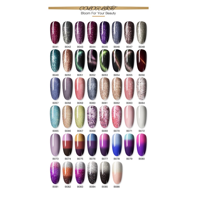 (41-86) Rosalind Kutek UV Gel Polish Kutek Cat eye, Glitter, Temperature Change, Glow in the dark/Rosalind Nail Gel Polish/Cat eye Gel polish/Glitter UV gel/Kutek UV LED/Kutek glow in the dark