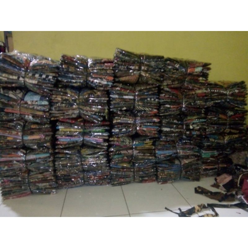 Daster perca. batik full katun kancing batok oblong murah(ilmi jaya)-1
