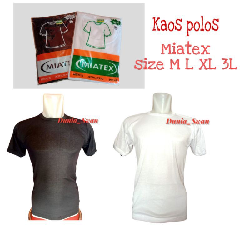 KAOS OBLONG MIATEX / KAOS OBLONG PRIA / KAOS DALAM PRIA OBLONG / KAOS DALAM PRIA