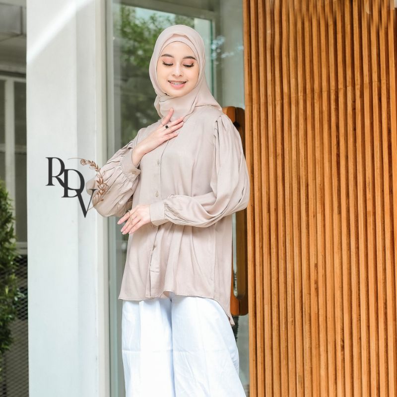 KEMEJA BASIC PUFFY HIJAB ADIVA SHIRT