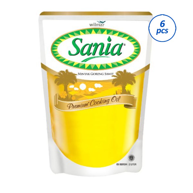 

Sania Premium Minyak Goreng [2000 mL/6 Pouch]