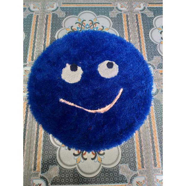 KESET KAKI KESET KARAKTER MOTIF SMILE KESET BULAT