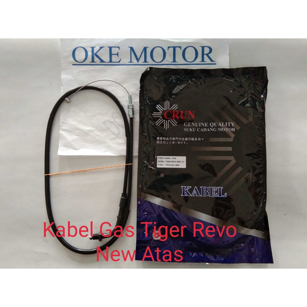 kabel gas motor tiger revo