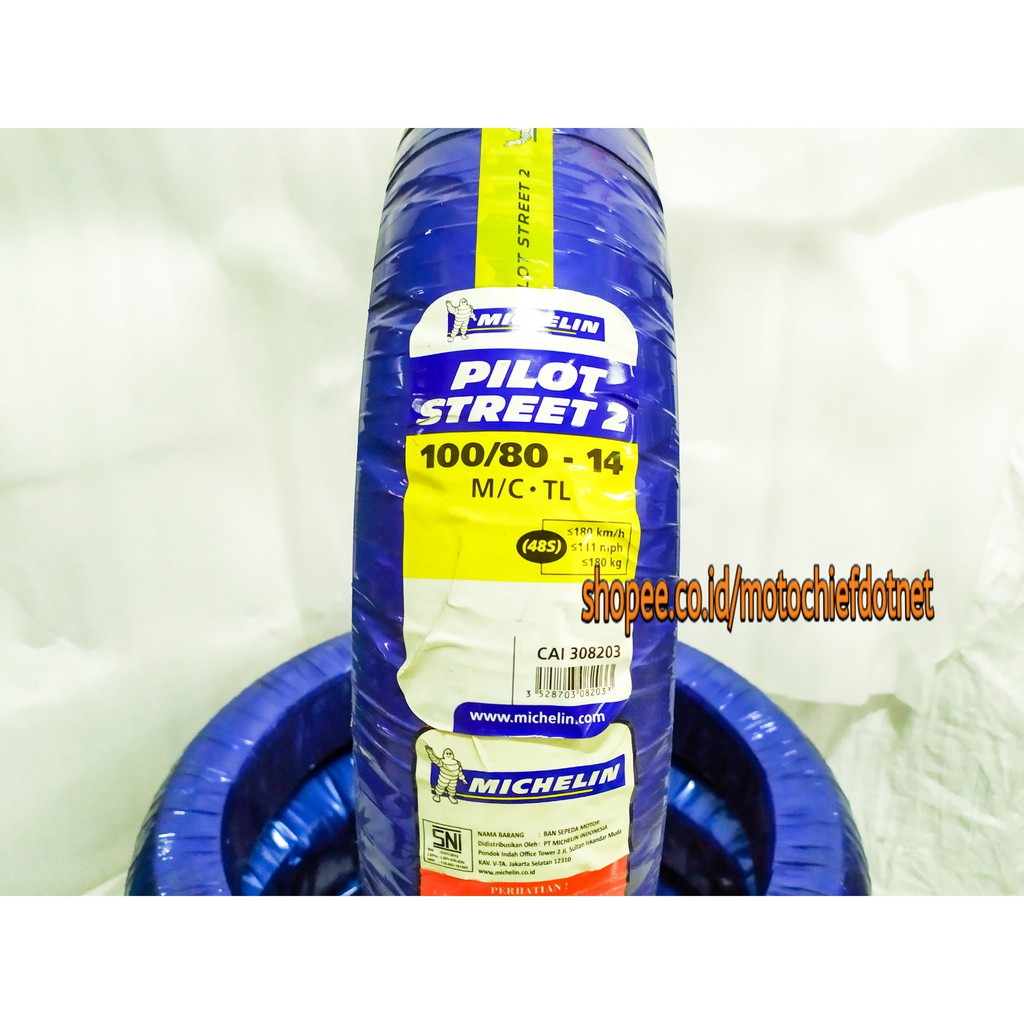Ban Michelin Pilot Street 2 100/80 - 14