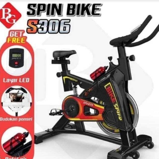 ALAT FITNESS OLAHRAGA SPINNING BIKE NQ306 /SPINNING BIKE