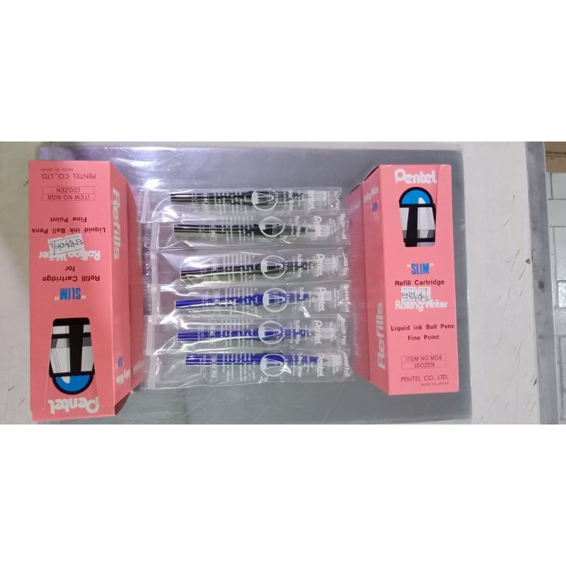 

Isi Pen Pulpen Pentel MG8 Asli Original Refill Ballpoint