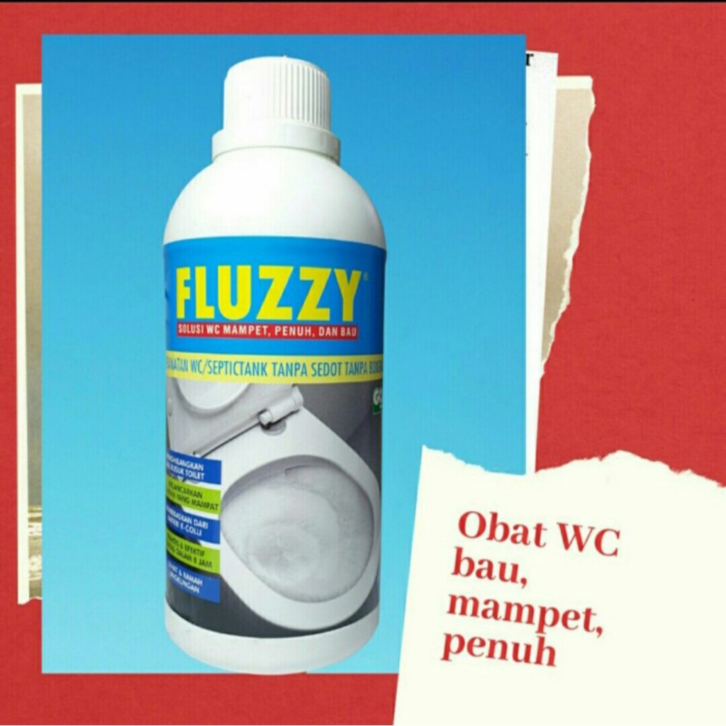 FLUZZY OBAT WC BAU, MAMPET, PENUH