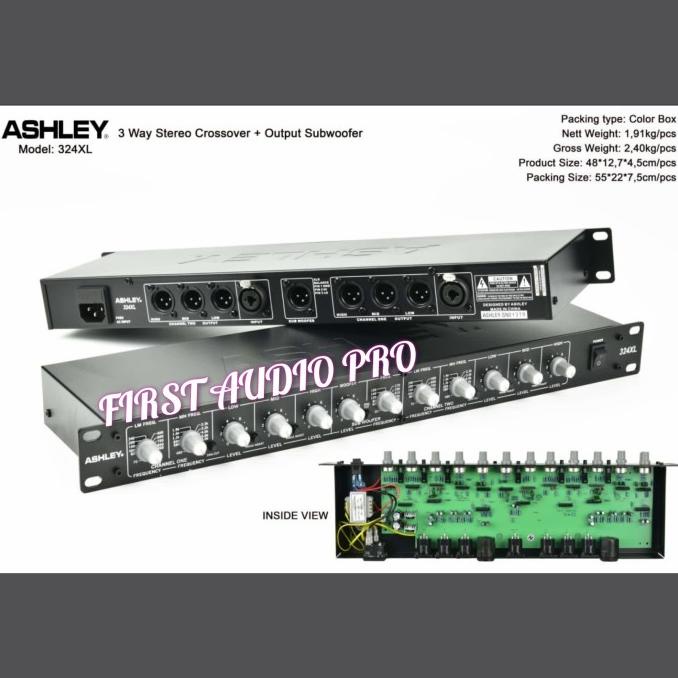 Crossover Ashley 324XL + Subwoofer