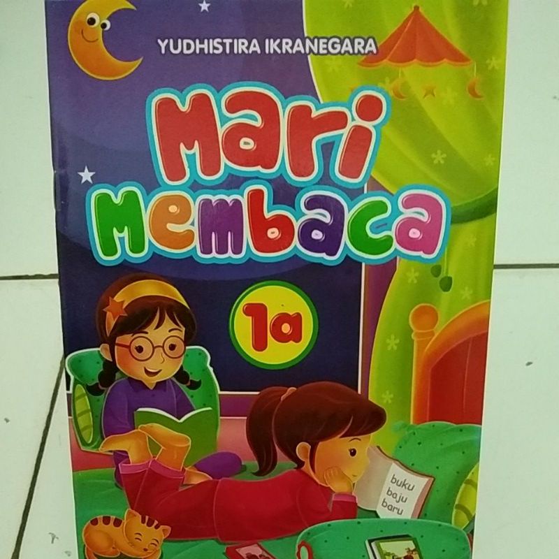 paket buku TK dan paut/mari membaca 1a dan b/ huruf besar dan kecil 1a dan 1b