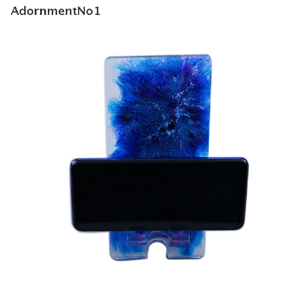 (AdornmentNo1) 1 Set Cetakan Resin Epoksi Bahan Silikon Untuk Membuat Stand Holder Handphone Handmade