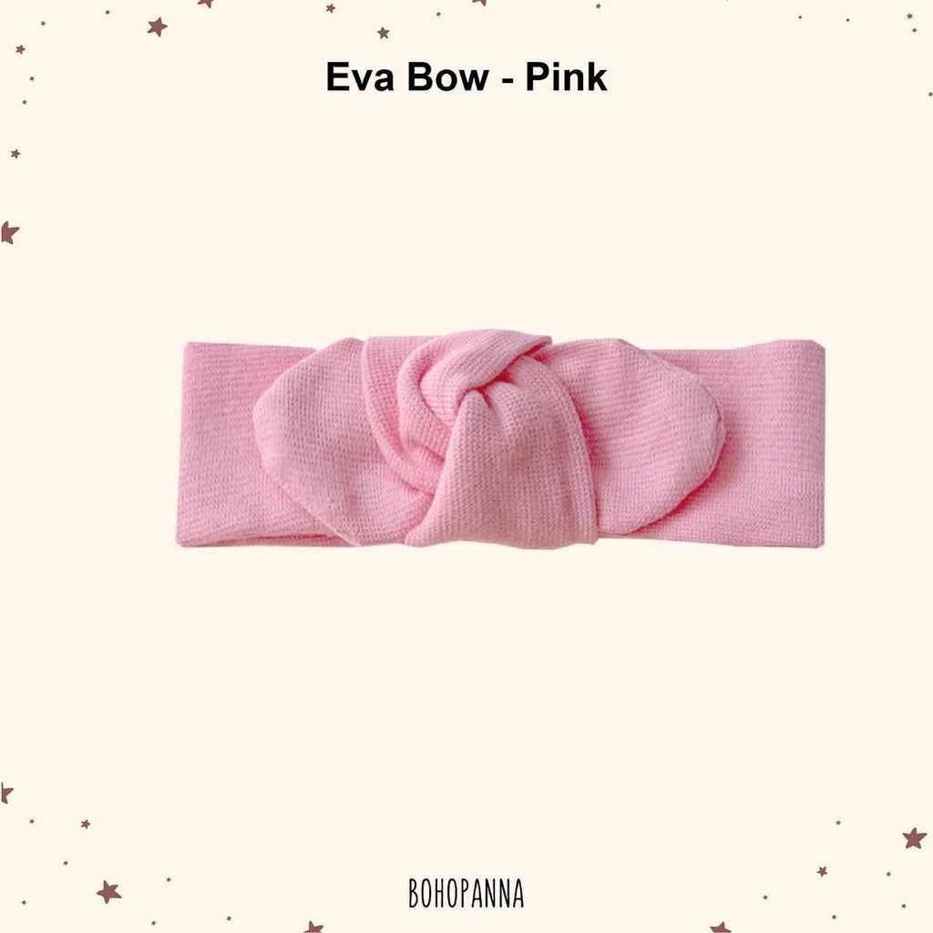 BOHOPANNA Eva Bow Colour Bandana Pita Bayi Polos