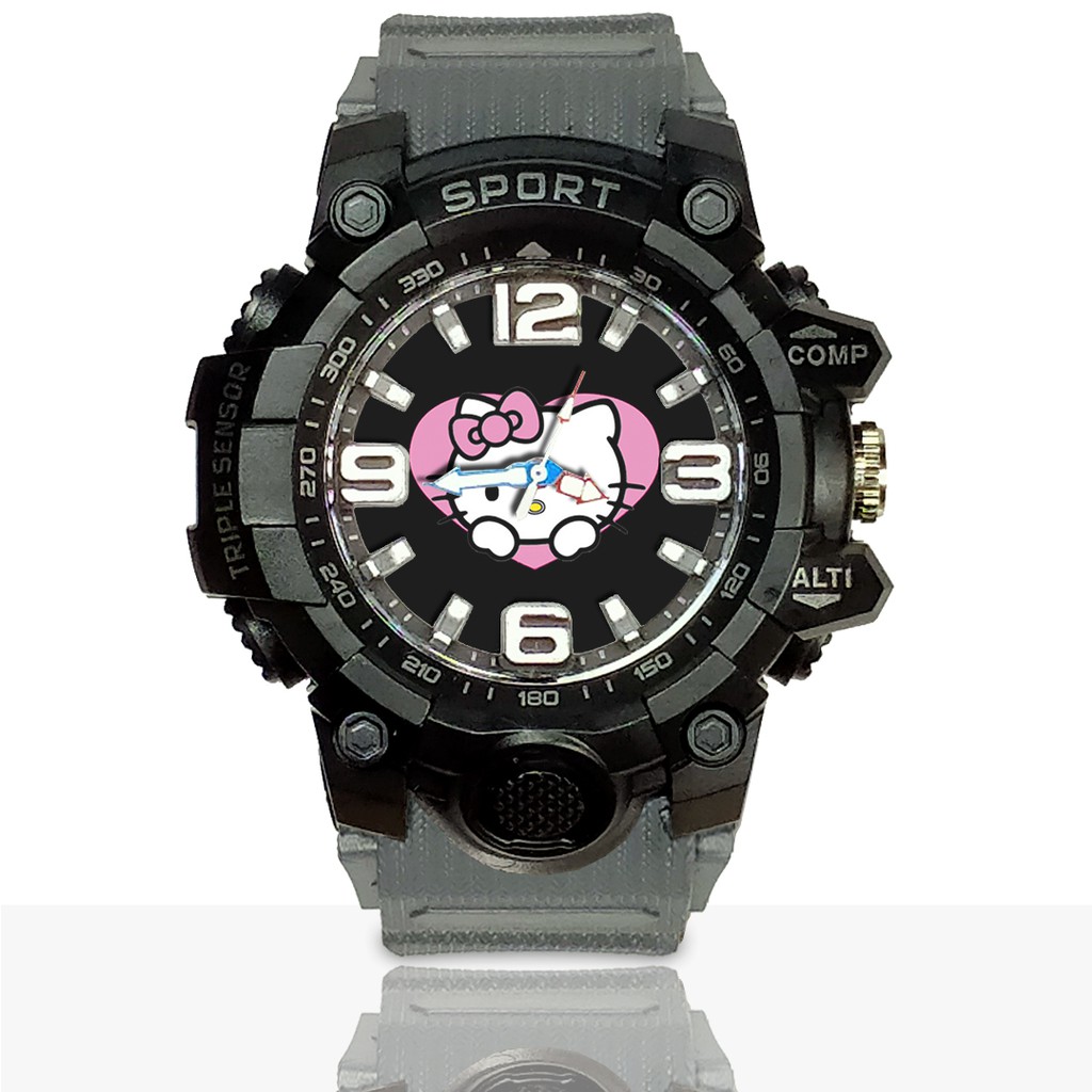 Jam Tangan Custom HELLOKITY Ruber- Water Resistant