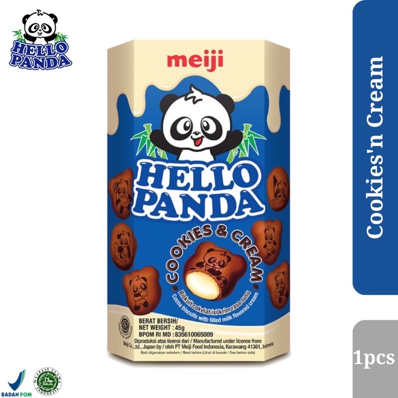 Meiji Hello Panda Biscuits 45gr