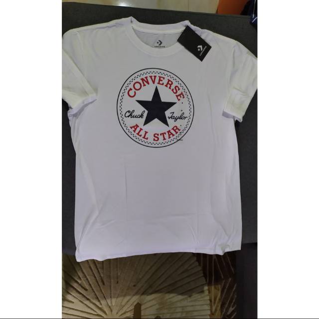 Kaos Converse Putih Original