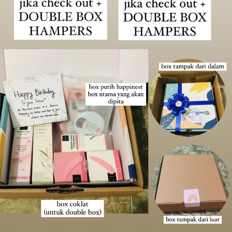 

[T-OFQ ♫♪] (1KG) HAMPERS BOX / GIFT BOX / KADO / LEBARAN / ULANG TAHUN / SCARLETT WHITENING (ORIGINAL 100%)-amanah