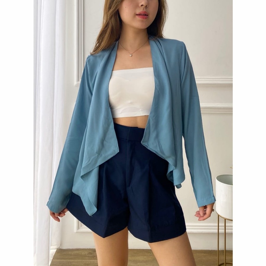 Cardigan Wanita Ala Korea Bianca Moss Premium Cardigan A007